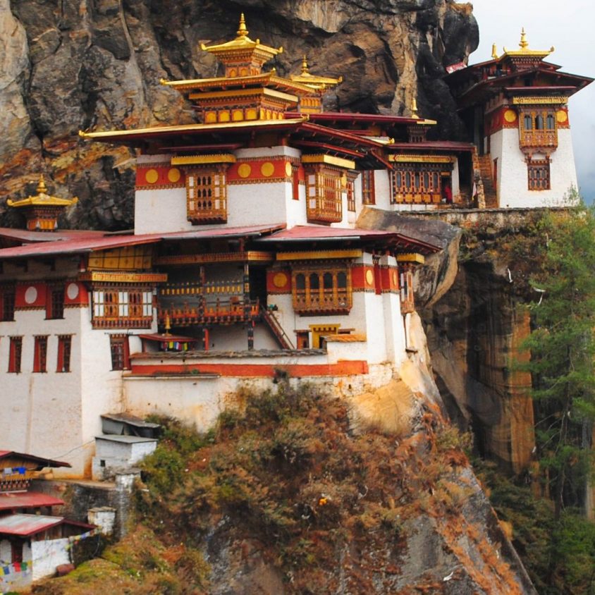 Taktsang Tiger's Nest Temple in the Paro Valley, Bhutan