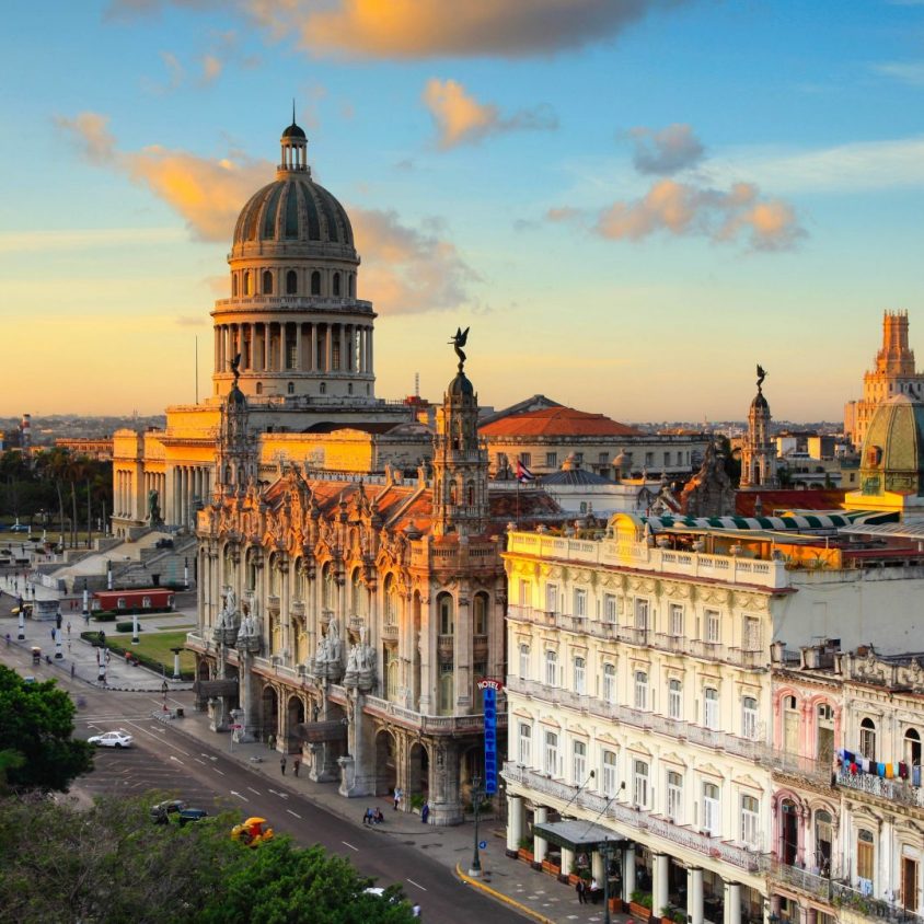 Aerial view of downtown Havana, Cuba