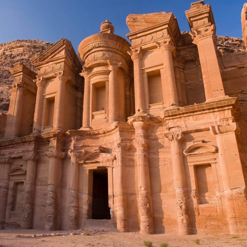 The Monastery (Al-Deir) at Petra, a UNESCO World Heritage Site, Jordan