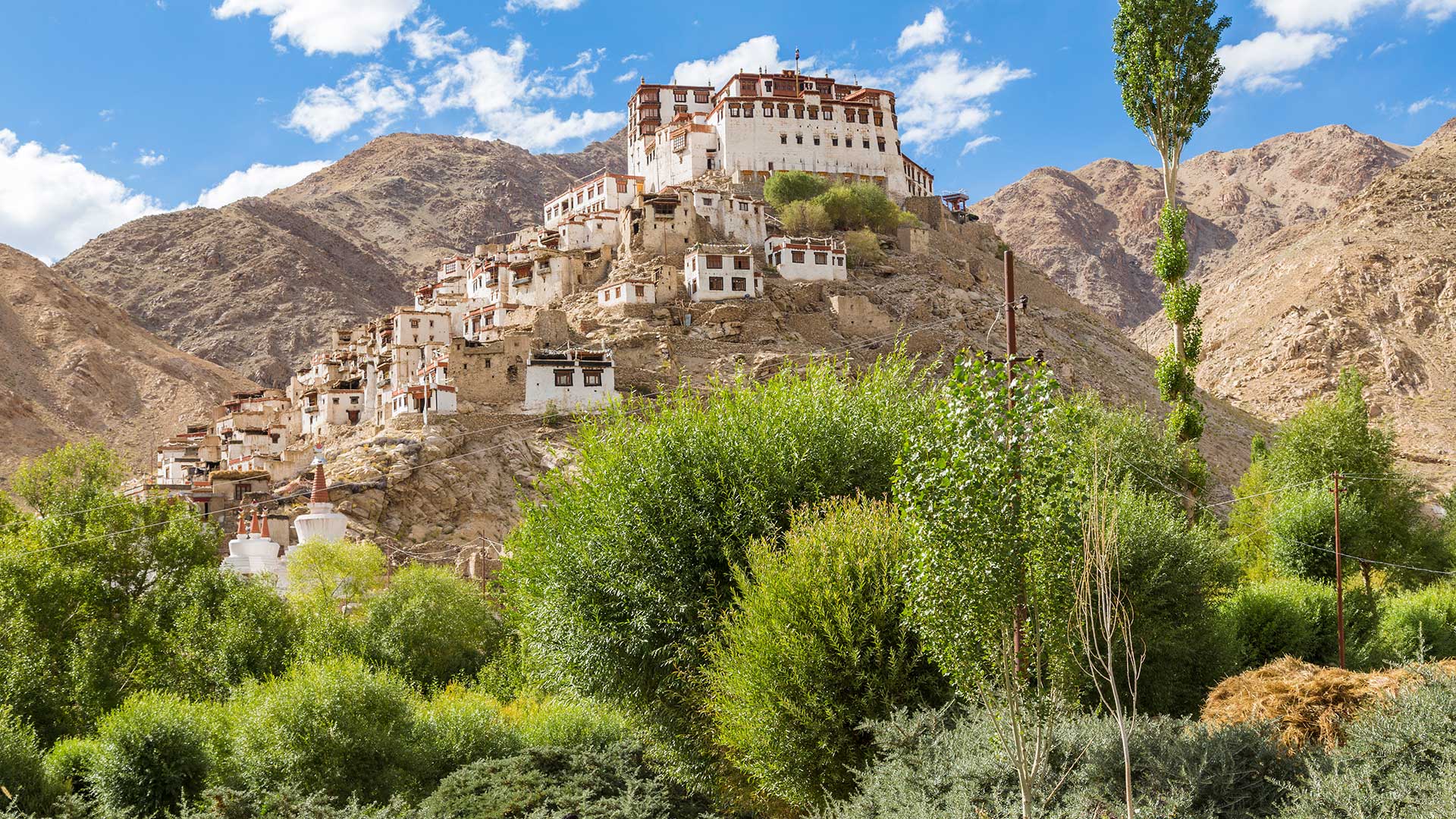 Chemrey Monastery near Leh, in the Ladakh region of India