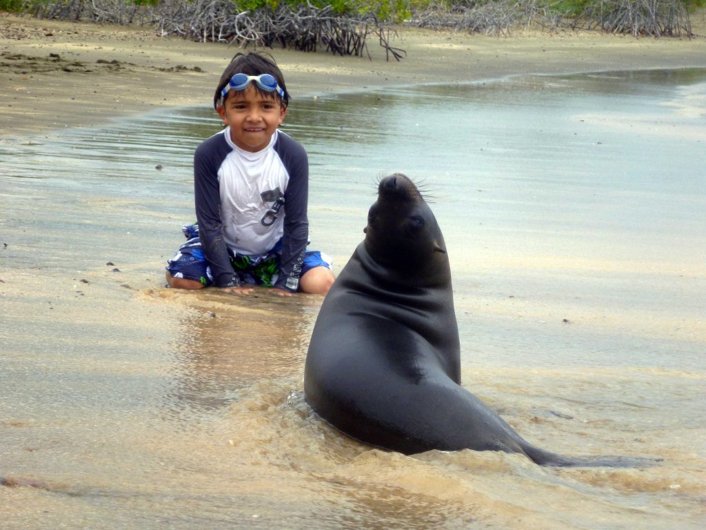 Galapagos family vacation with close-up animal encounters with GeoEx.