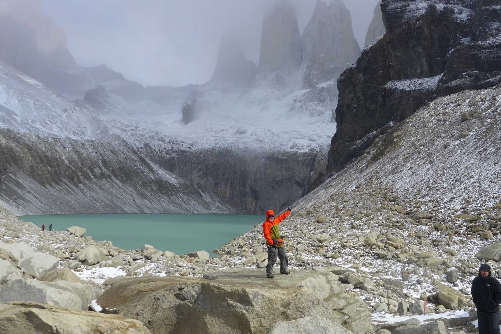 Trekker Peter Van Kuran in Patagonia with GeoEx.