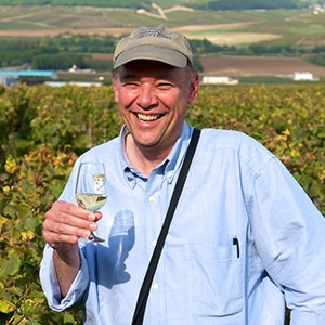 GeoEx Trip Leader Don George at a vineyard in France