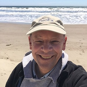 GeoEx blog editor in chief Don George at Stinson Beach