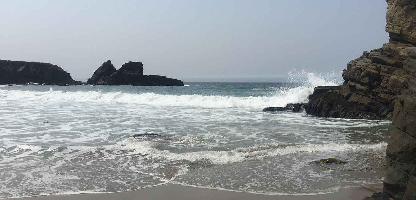 California coastline beach