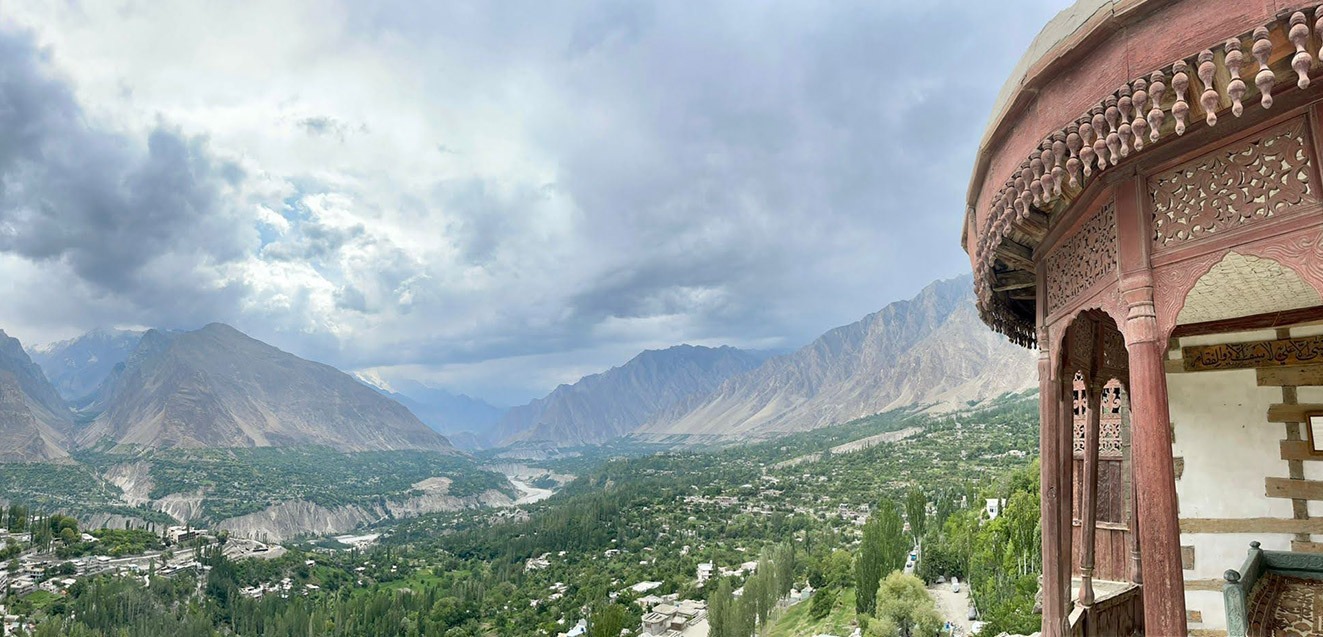 View over the Hunza Valley, Pakistan