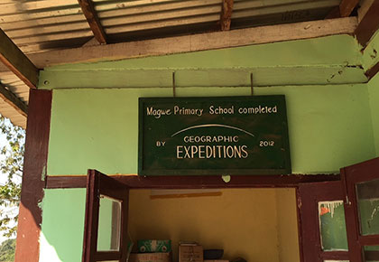Magwe Primary School in Myanmar