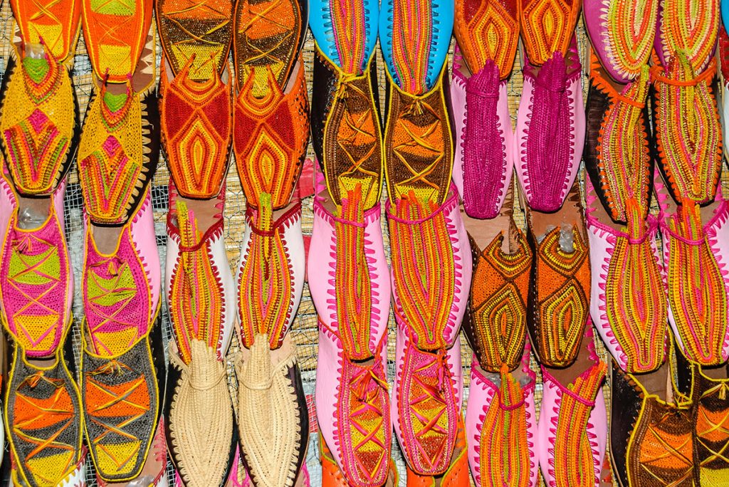 Babouche slippers in Marrakech, Morocco
