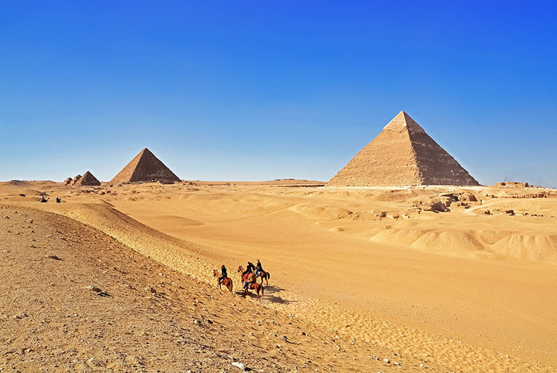 Giza pyramids, Cairo, Egypt