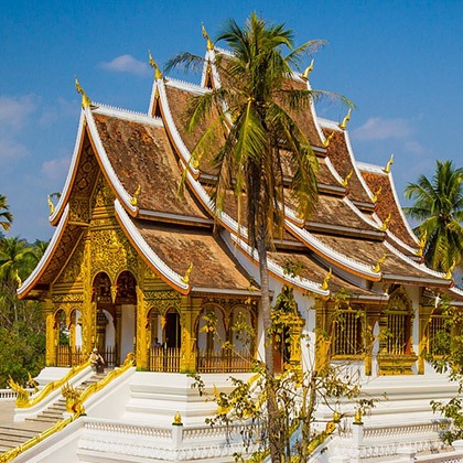 Haw Pha Bang Temple in Luang Prabang, Laos