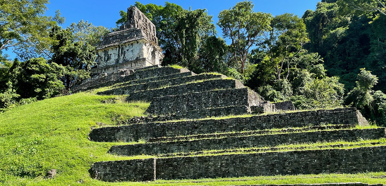 Temple of the Cross at Palenque, Chiapas, Mexico