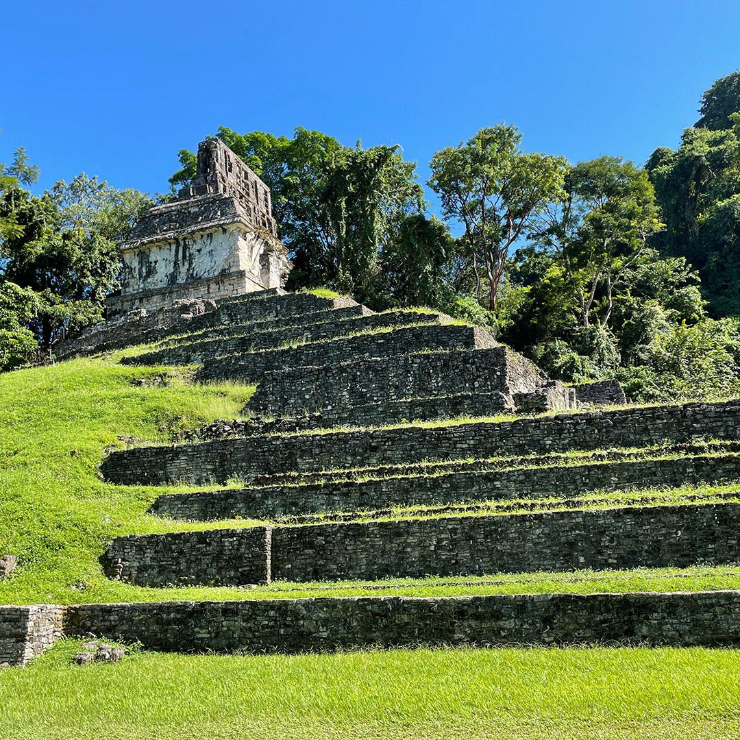 Temple of the Cross at Palenque, Chiapas, Mexico