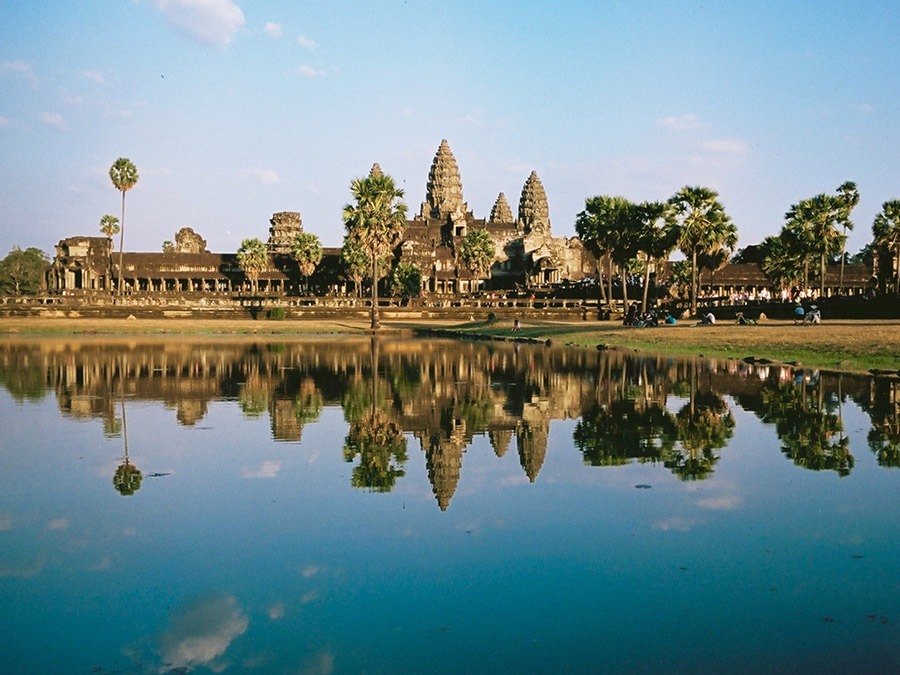 Towers of Angkor Wat in Siem Reap, Cambodia