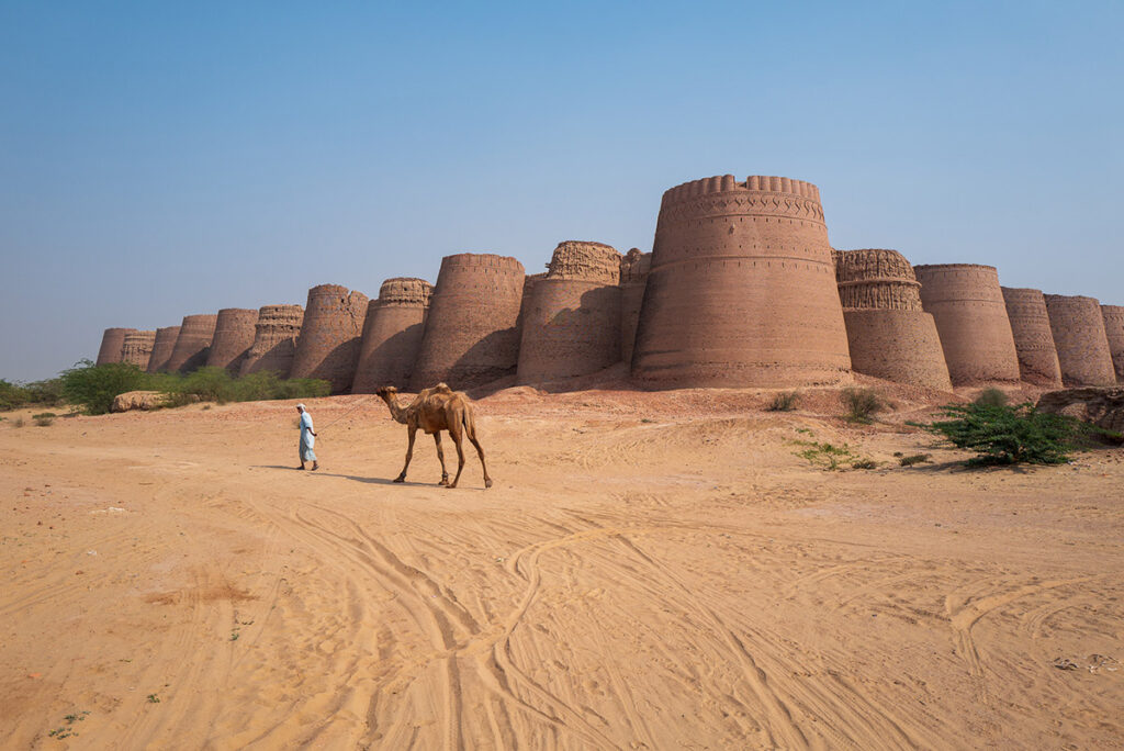Derawar Fort in the Cholistan Desert