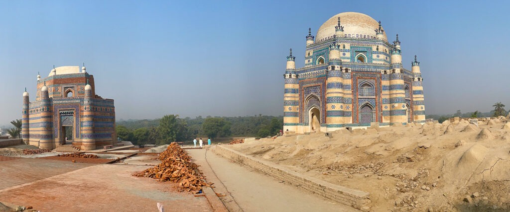 Uch Sharif complex of 14th-century Sufi shrines, Pakistan