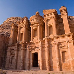 The Monastery (Al-Deir) at Petra, a UNESCO World Heritage Site, Jordan