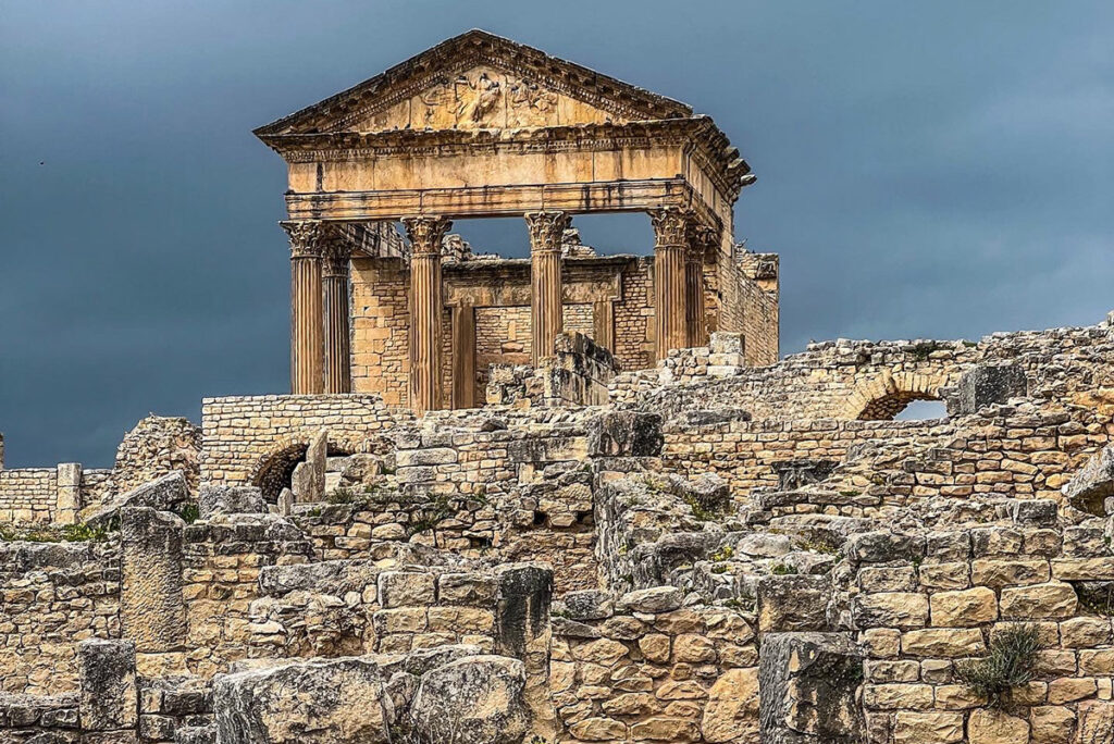 Temple of Jupiter at Dougga, Tunisia