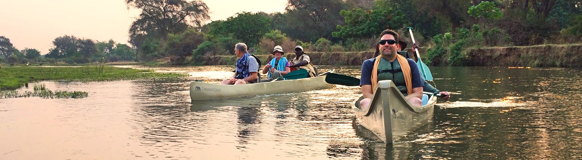 Canoeing the Lower Zambezi River, Zambia