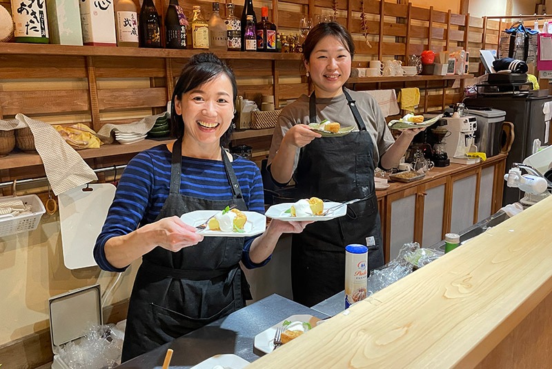 Dessert by Rie-san in Ine, Japan