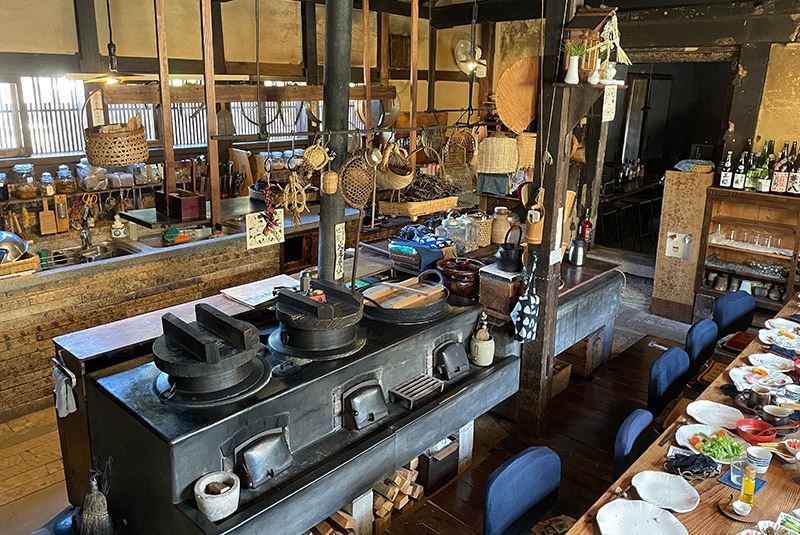 Kitchen at Takyo Abeke in Omori, Japan
