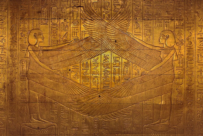 Detail of Luxor tomb, Egypt