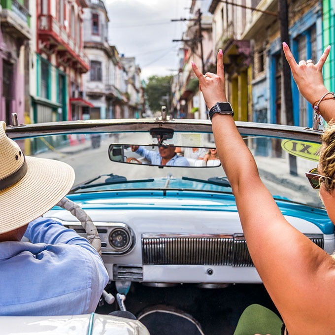 Road trip in Havana, Cuba