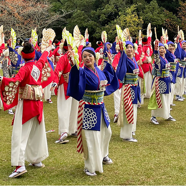 Dancers in Izumo, Japan